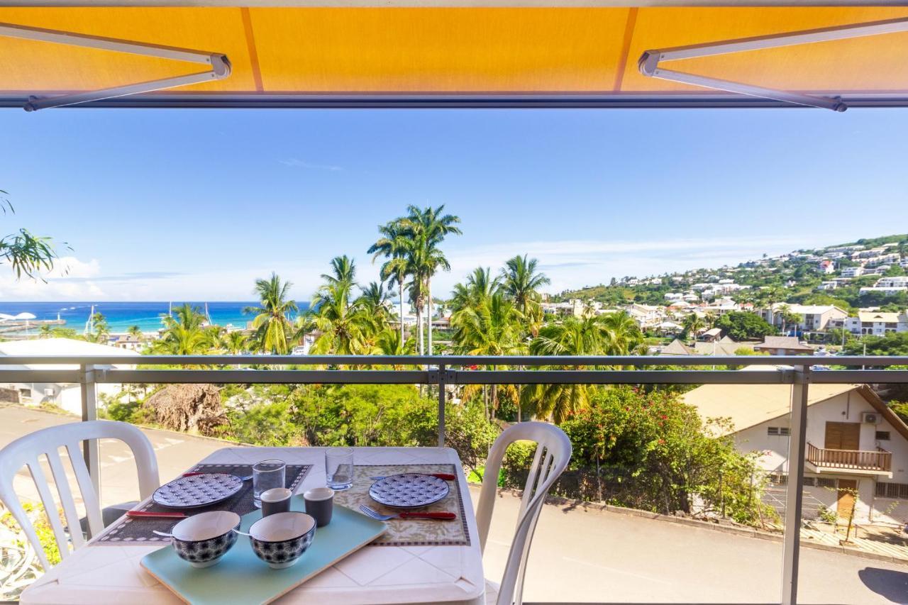 Cuty - Bel Et Spacieux Apt Avec Magnifique Vue Mer Et Piscine Saint Gilles Les Bains Exterior photo