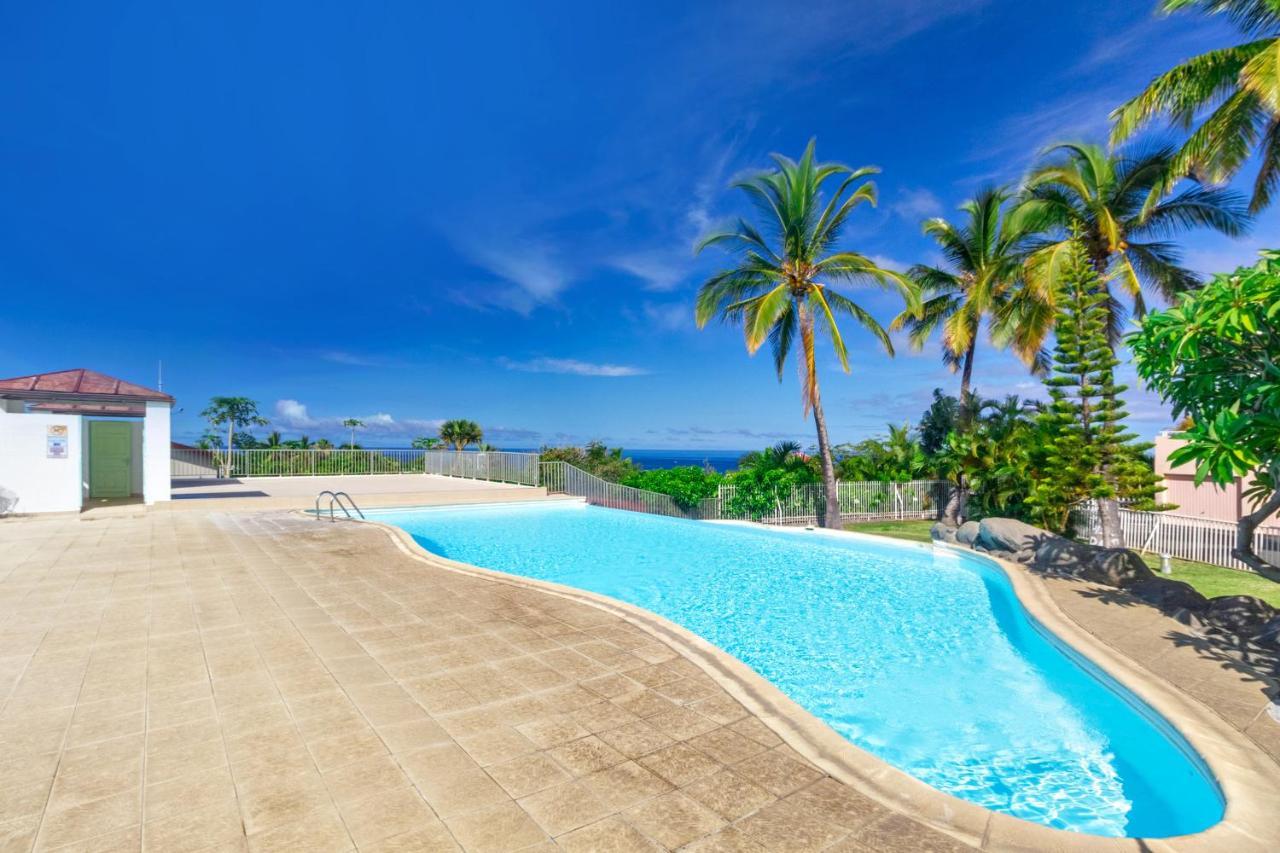 Cuty - Bel Et Spacieux Apt Avec Magnifique Vue Mer Et Piscine Saint Gilles Les Bains Exterior photo